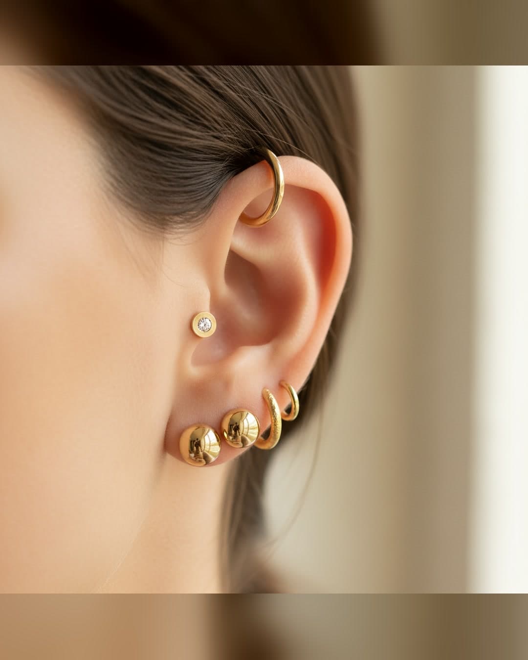 Professionele ear curation piercing bij Piercing Den Haag